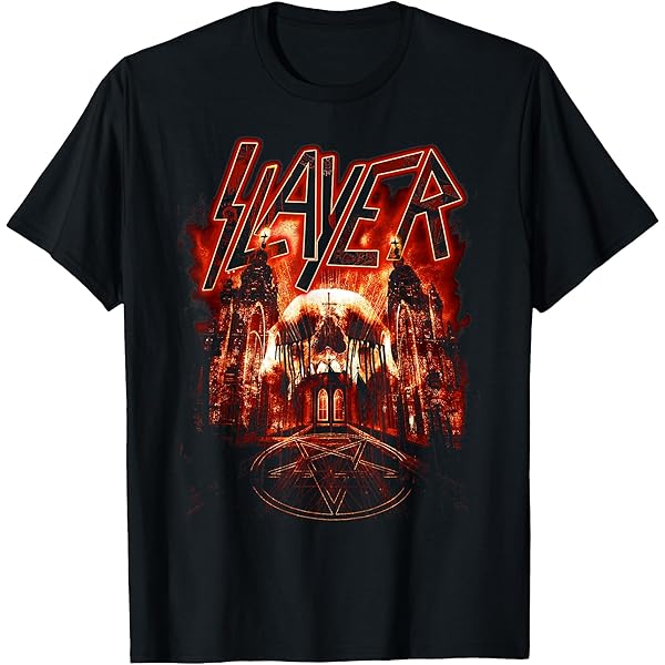 Slayer Graphic T-Shirt (US, Alpha, Small, Regular, Regular