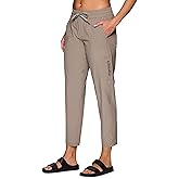Avalanche Women's Everyday Hiking Quick Dry Woven Ripstop Ankle Pant with Pocket
