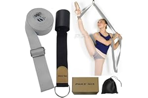 PRICE XES Adjustable Leg Stretcher Lengthen Ballet Stretch Band - Easy Install on Door Flexibility Stretching Leg Strap Great Cheer Dance Gymnastics Trainer Stretching Equipment Taekwondo Training