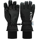 JAN & JUL Waterproof Insulated Winter Ski Gloves for Kids