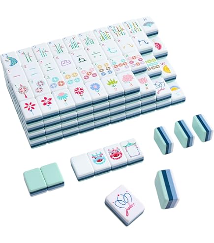 Amazon.com: Your tile set Mahjong set junk Matt (japan import