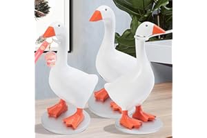 Jareo Magnetic Goose Key Holder Cute Home Decor Kawaii Room Office Table Desk Aesthetic Funny Bedroom Housewarming Halloween, Winter 1PCS