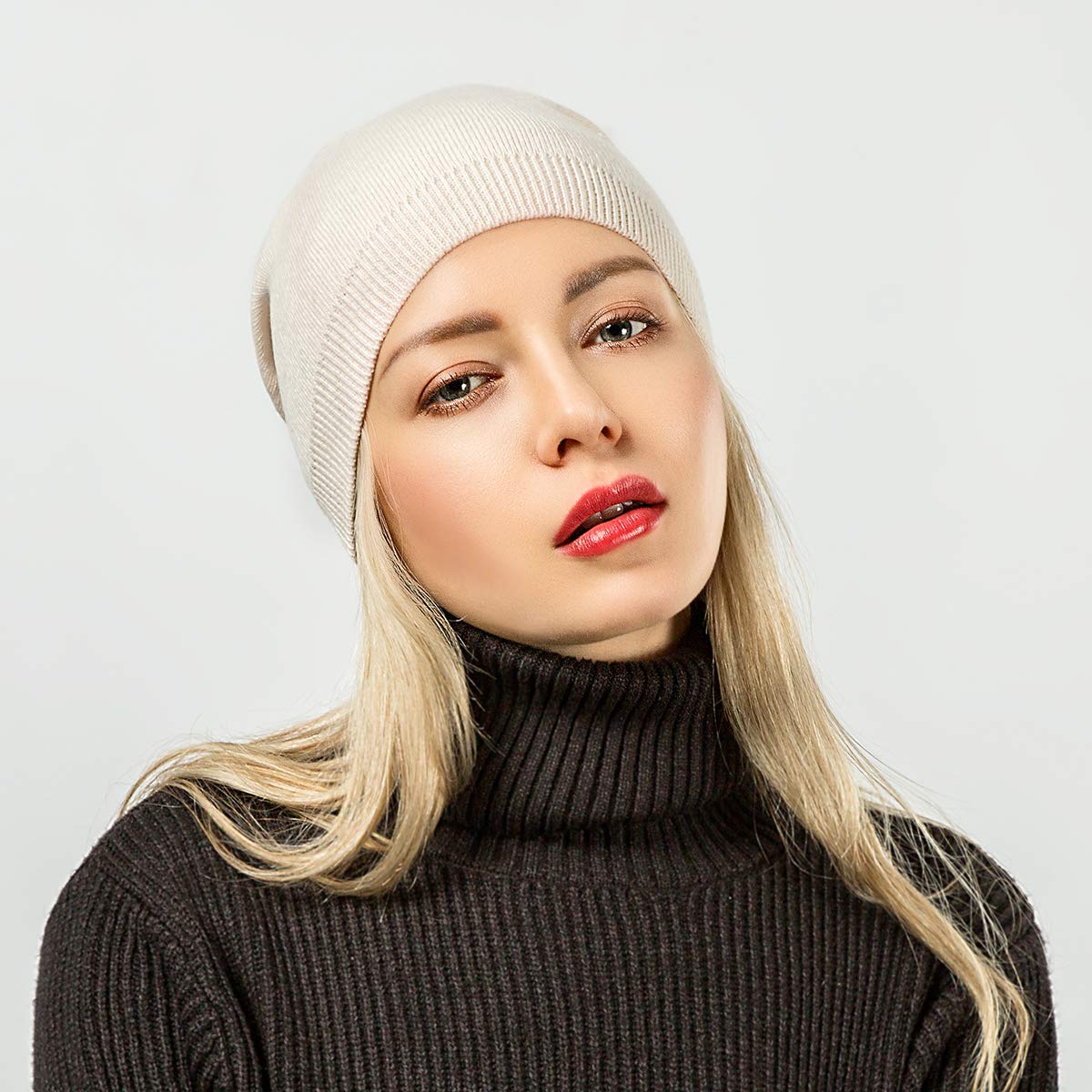 Winter Hats for Women yeabiu Soft Winter Beanies for Women Watch Cap Knit Wool Hat for Winter Fall