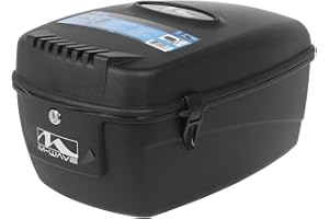 M-Wave Unisex's Amsterdam Bicycle Top Case-Black, Large