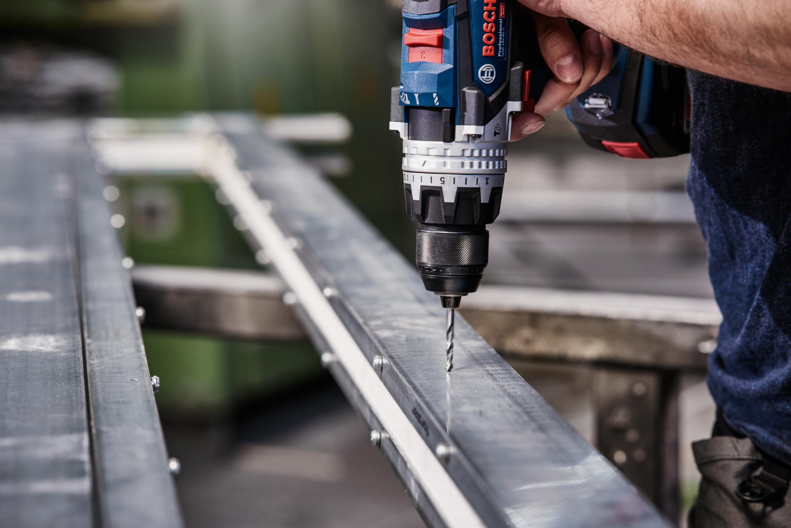 Bosch 18-tlg. HSS Spiralbohrer Set PointTeQ (für Metall, in ToughBox, Ø 1–10 mm, Professional Zubehör Bohrmaschine) 6