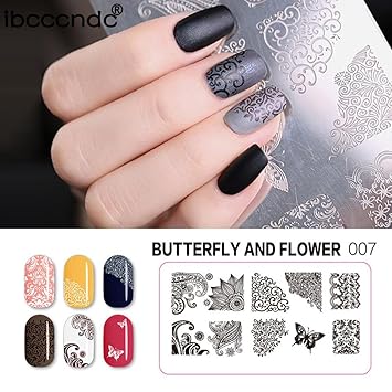 Amazon Com Exteren Diy Nail Art Image Stamp Stamping Plates Amazon Com Exteren Diy Nail Art Image Stamp Stamping Plates
