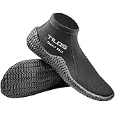 Tilos TruFit Dive Boots - Ergonomic Scuba Booties, 3-7mm
