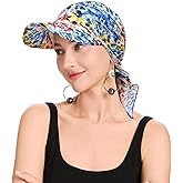 ZLYC Women's Summer Chemo Headwear Brim Visor Hat Beanie Hat