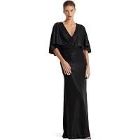 Amazon.com: Lauren by Ralph Lauren Women's Dress Gold Shimmer Gown Black 14  : Clothing, Shoes & Jewelry