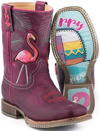 flamingo cowboy boots