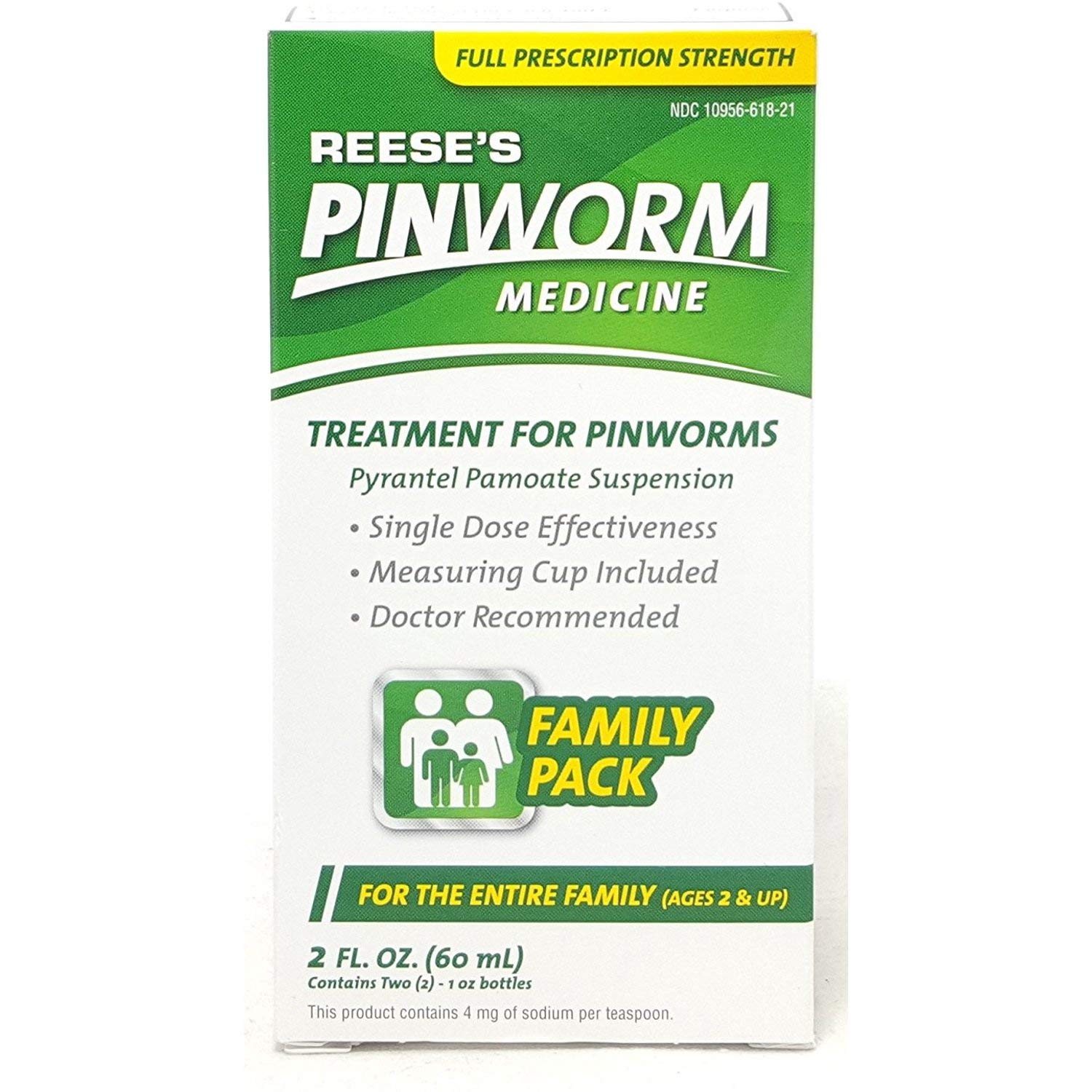 Photo 1 of REESE'S PINWORM Medicine 2 oz PYRANTEL PAMOATE Suspension (Pack of 2)