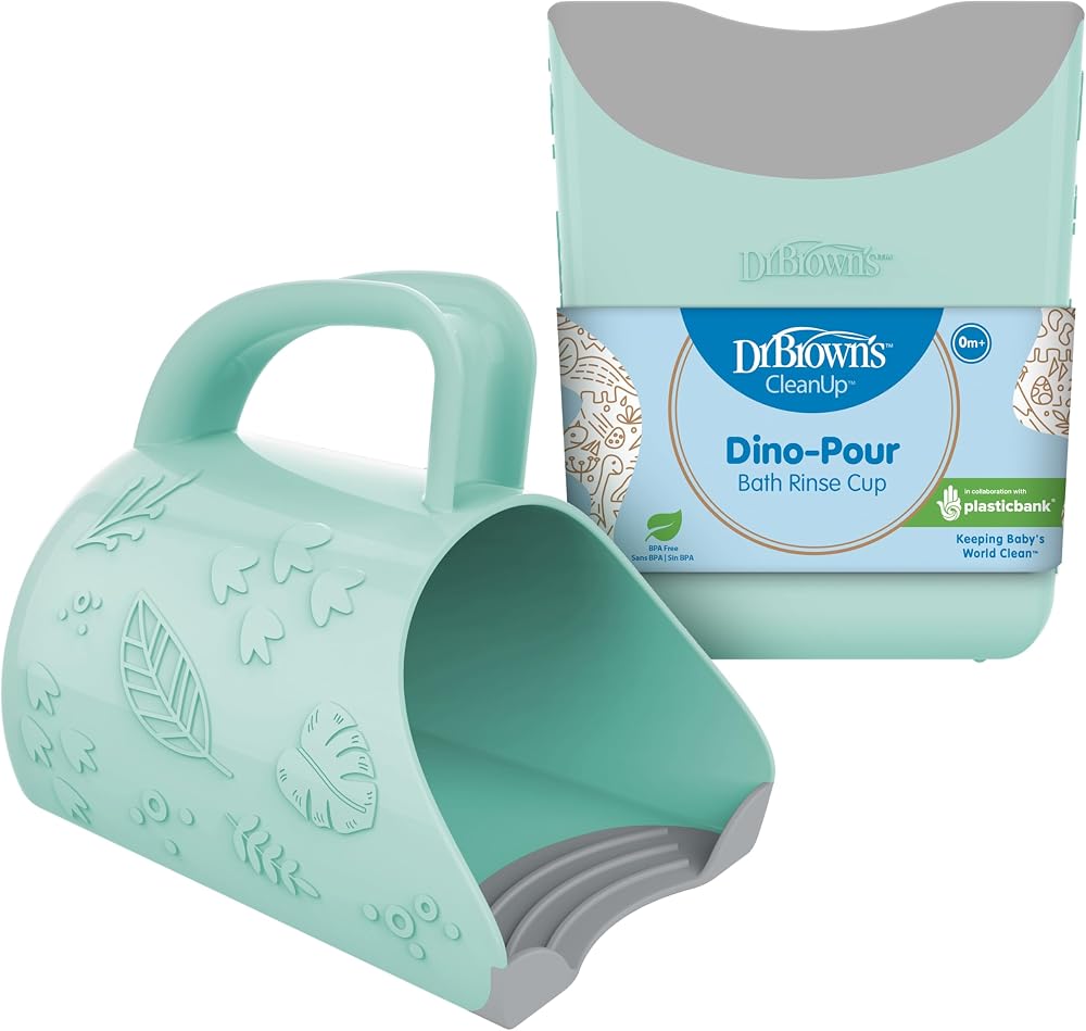 Dr. Brown's CleanUp Dino-Pour Baby Bath Rinse Cup