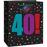 Large Birthday Cheer 40th Birthday Gift Bag