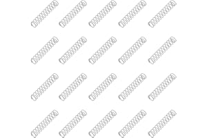 PATIKIL Compression Spring 0.8 mm Wire Dia x 8 mm OD x 40 mm L, 20 Pcs 304 Stainless Steel Mechanical Extension Small Springs