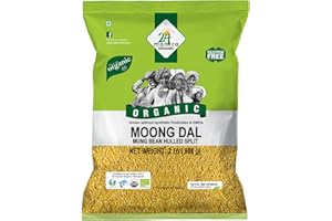 Organic Moong Dal - ★ USDA Certified Organic - ★ European Union Certified Organic - ★ Pesticides Free - ★ Adulteration Free - ★ Sodium Free - 2 Lbs - 24 Mantra Organic