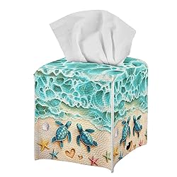 Talayituse Beach Turtle Starfish Heart Print Tissue