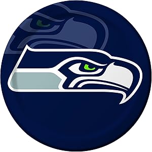 Creative Converting 8 Count Seattle Seahawks Paper Dinner Plates