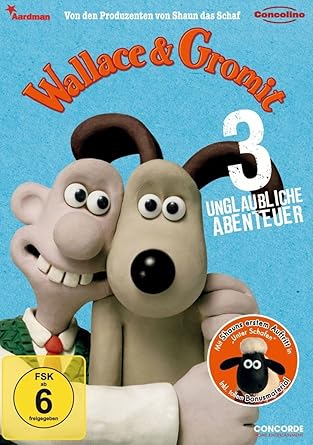 Wallace Gromit 3 Unglaubliche Abenteuer Amazon De Nick Park Dave Alex Riddett Julian Nott Peter Lord Nick Park Dave Alex Riddett Dvd Blu Ray