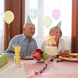 Gyufise Glitter & Fabulous 70th Birthday Cake Topper Gold Cheers 70 Years view 7