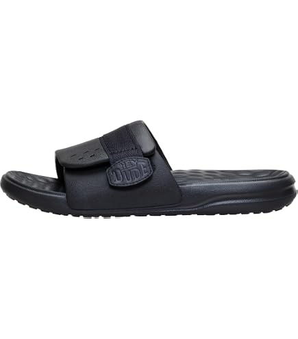Hey Dude Black Adjustable Strap Sandals Size 13 Amazon.com | HEYDUDE Men main image 3