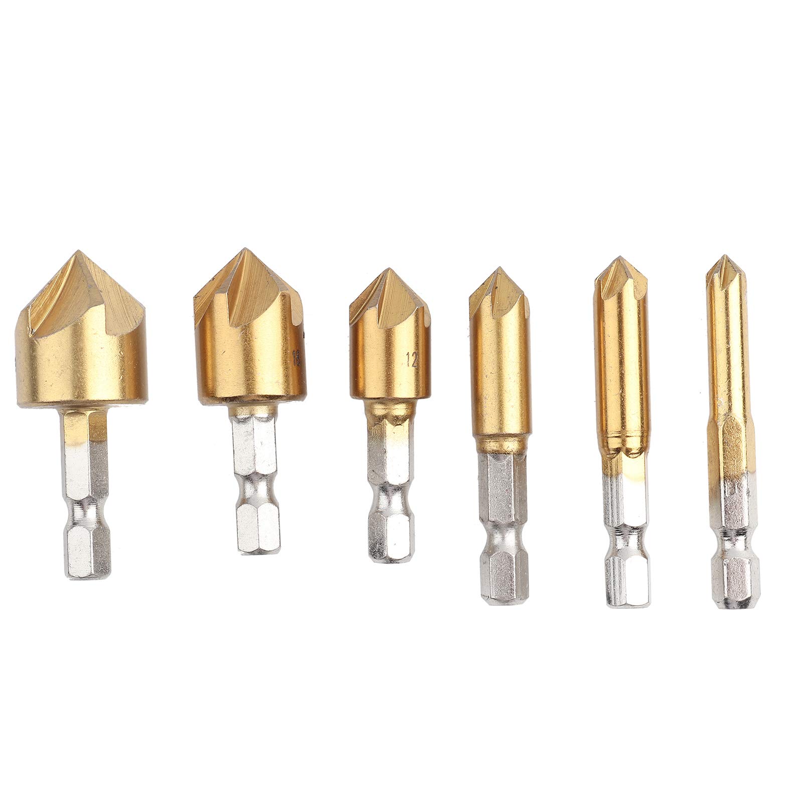 Countersink Drill Bits Chamfering Countersunk Hole Hexagonal Handle 90 Degree Wood Chamfering Tool Used for Wood