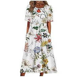 ODEUIAOD Boho Dresses for Women 2024 Summer Dresses