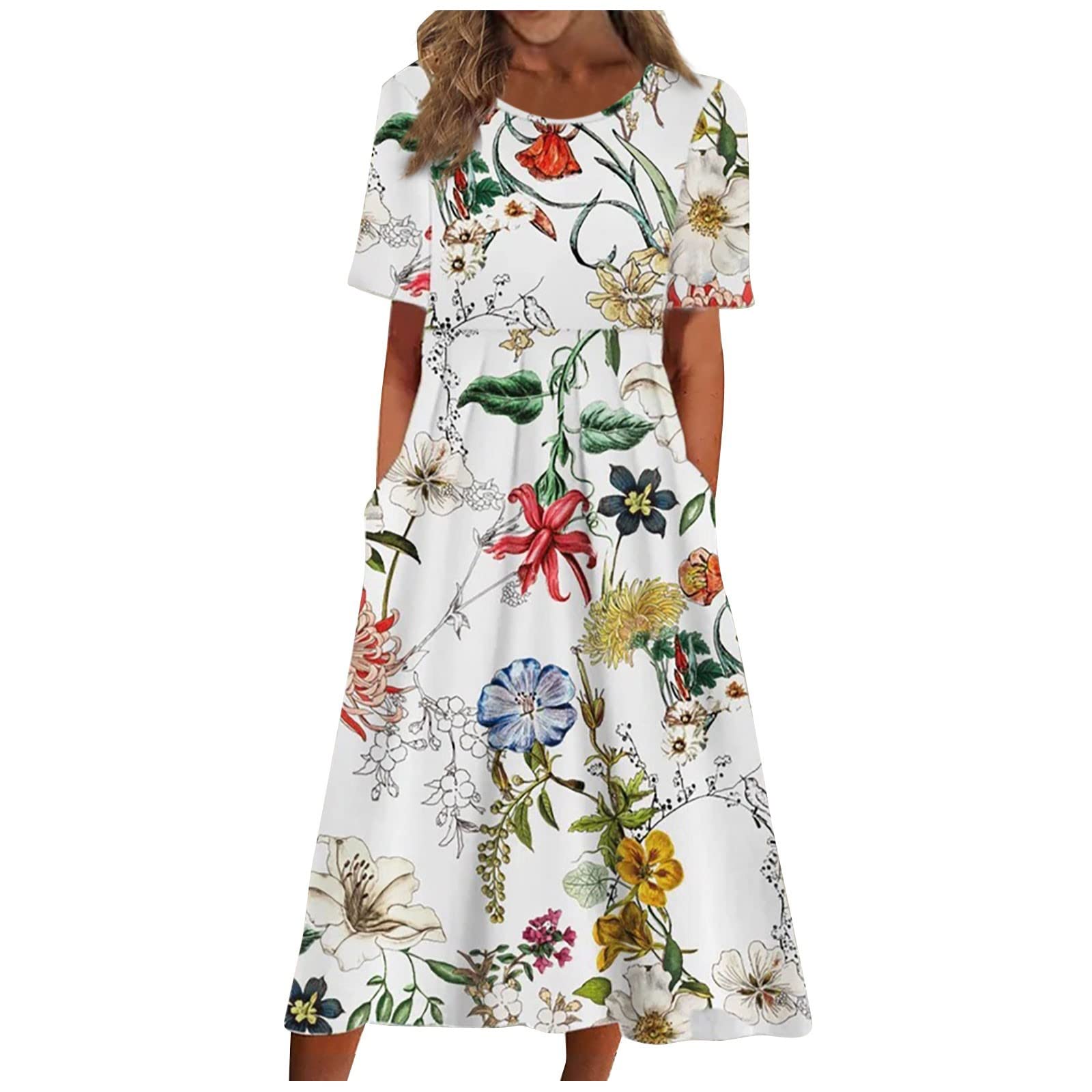 ODEUIAOD Boho Dresses for Women 2024 Summer Dresses