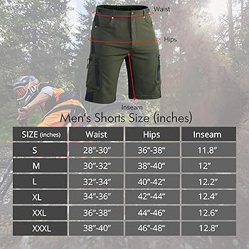 46 inch waist cargo shorts