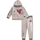 Marvel Spider-Man Boys Hoodie and Pants Set for Toddlers and Big Kids