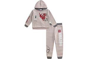 Marvel Spider-Man Boys Hoodie and Pants Set for Toddlers and Big Kids