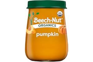 Beech-Nut Organics Stage 1 Organic Baby Food, Pumpkin, 4 oz Jar (10 Pack)