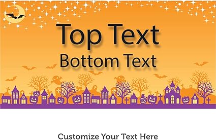 Amazon Com Half Price Banners Custom Halloween Bat Vinyl