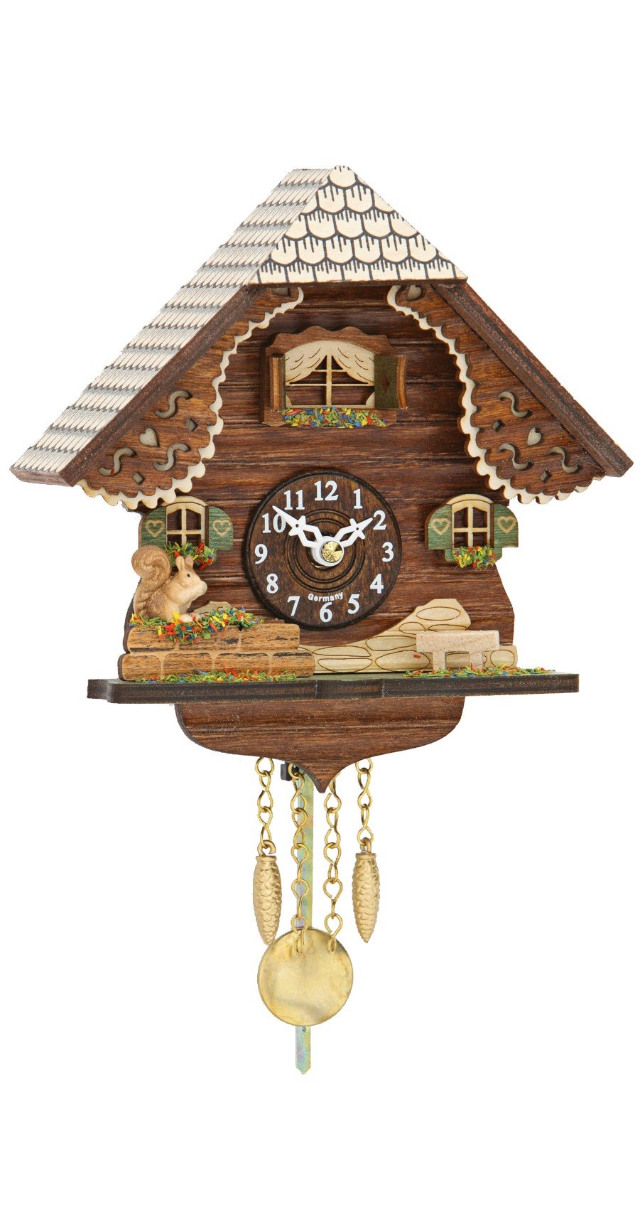 Trenkle Kuckulino Black Forest Clock with quartz movement and cuckoo chime TU 2053 PQ
