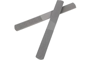NUOBESTY Wood Rasp File Set 2Pcs 4-in-1 Woodworking Files for DIY Craft and Wood Carving Tools
