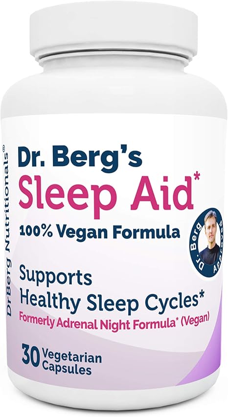 Dr. Berg Sleep Aid Vegan Formula – All Natural Support for Normal ...
