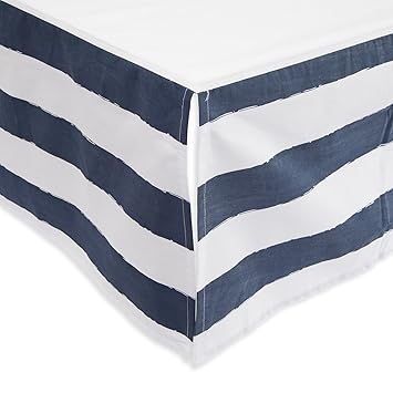 little unicorn percale crib skirt