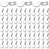 120 Pcs Bails for Jewelry Making, Metal Glue-on Pendant Bails, Flat Pad Jewelry Bails Charms Connector Hanger for Necklaces Bracelet Earrings DIY Crafts