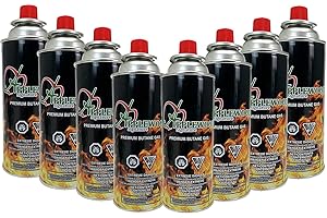 Butane Gas for Portable Gas Range, Portable Stove 8oz (8 Packs) Made in Korea