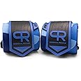 PR Personal Record Heavy Duty Premium Wrist Wraps, More Elasticity, Reinforced Stitching, Extra Wide Strap, Strong Thumb Loop, Larry Wheels Weightlifting Wraps