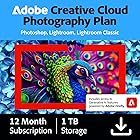 Adobe Creative Cloud Photography plan 1TB: Photoshop + Lightroom | 12-Month Subscription | Photo & Image Editing Software | A
