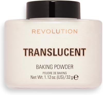Revolution Beauty London Loose Baking Powder Translucent 32g Prolongs Makeup
