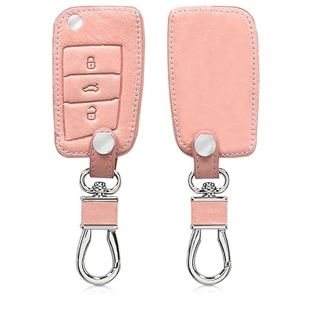 kwmobile Autoschlüssel Hülle für VW Golf 7 MK7 - Kunstleder Schutzhülle Schlüsselhülle Cover für VW Golf 7 MK7 3-Tasten Autos