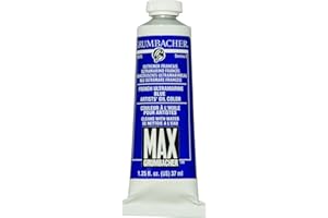 Grumbacher Max Water Miscible Oil Paint, 37ml/1.25 oz, French Ultramarine Blue