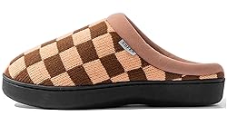 UBFEN Mens Slippers for Indoor Bedroom Memory Foam
