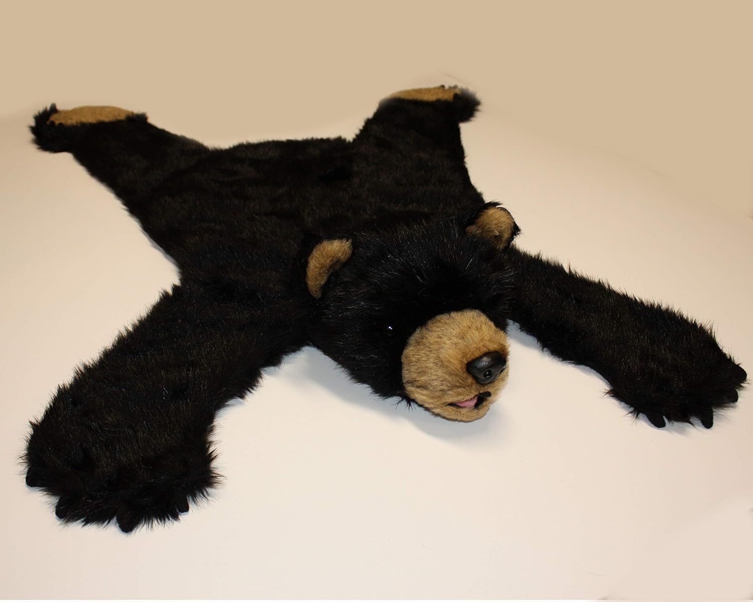 plush bear rug
