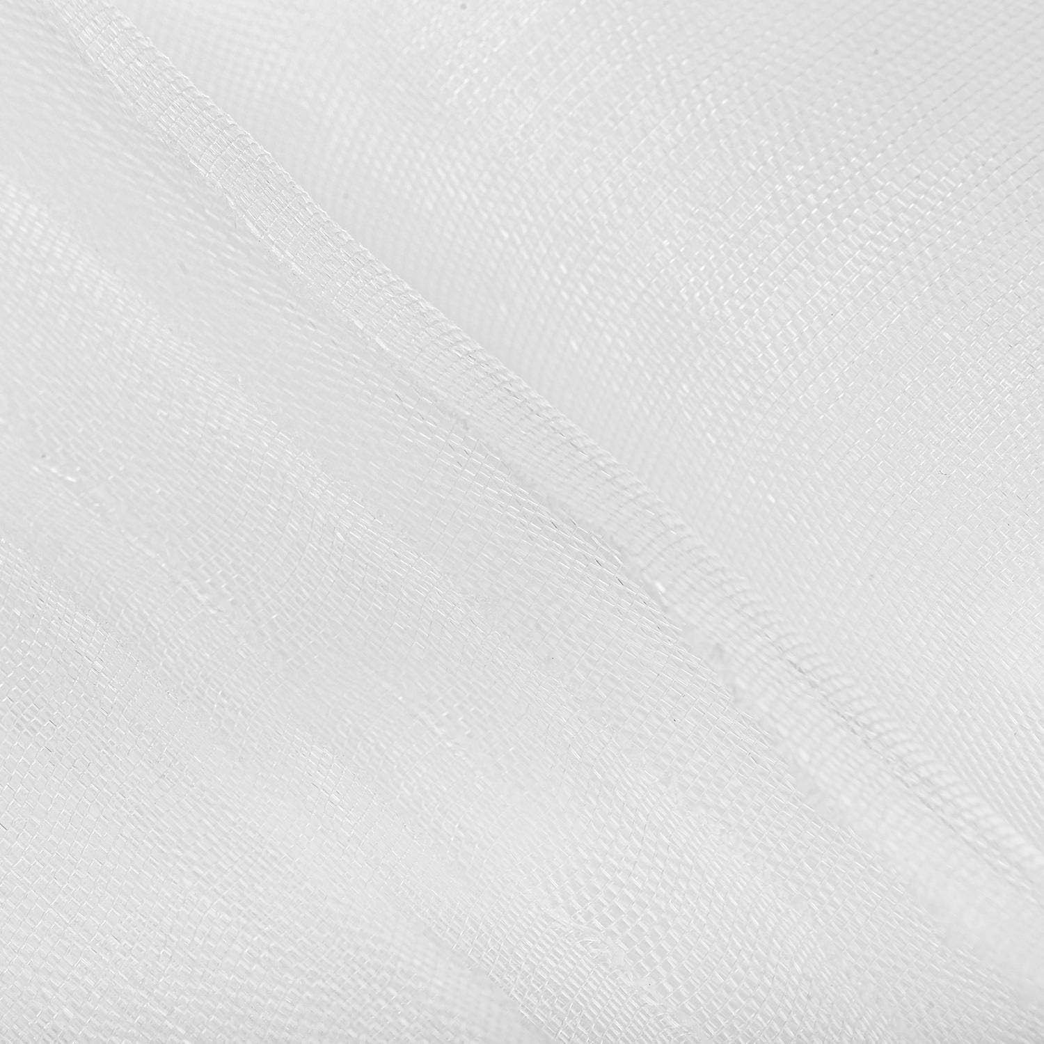 Fasmov Bug Insect Barrier Bird Net Garden Netting Planter Mesh, 8.2' x 16.4' (2.5 x 5m), White - Image 3