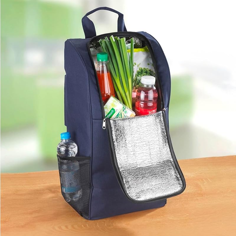 Carro de la Compra con Asiento Plegable – Máxima maniobrabilidad y Comodidad | Sistema de 3 Ruedas, Mango telescópico, Bolsa térmica extraíble | Capacidad 35 l, Ideal para Ancianos y familias