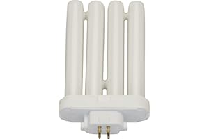 lumenivo FML Lamp 27 Watt 6500K Fluorescent Bulb Replacement FML 27W 6500K Bulb for 4 Prong Reading Quad Tube Lamp or Small Floor 4 Bulb Light – Plug in 65K CFL Grow Light – 4 Pin Daylight Bulb