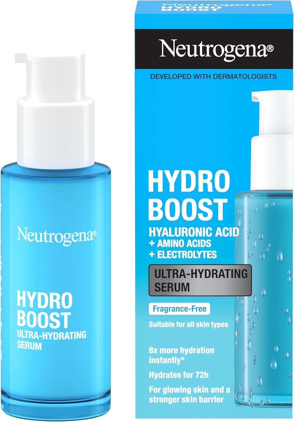 Neutrogena Hydro Boost Ultra-Hydrating Serum 30ml Fragrance-Free