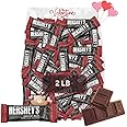 HersheySpecial Dark Chocolate Mini Bars – Rich & Indulgent Valentine's Day Candy, Individually Wrapped for Sharing & Gifting – 2lb Bulk Chocolate for Sweet Celebrations